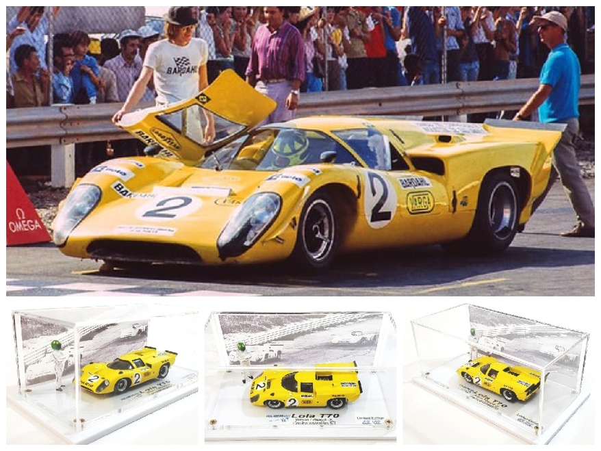 LOLA T70 MK3B CHEVROLET WILSON FITTIPALDI - VARIG COPA BRASIL